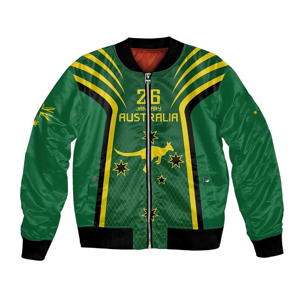 Australia Day 26 January Personalised Bomber Jacket With National Color - Vibe Hoodie Shop