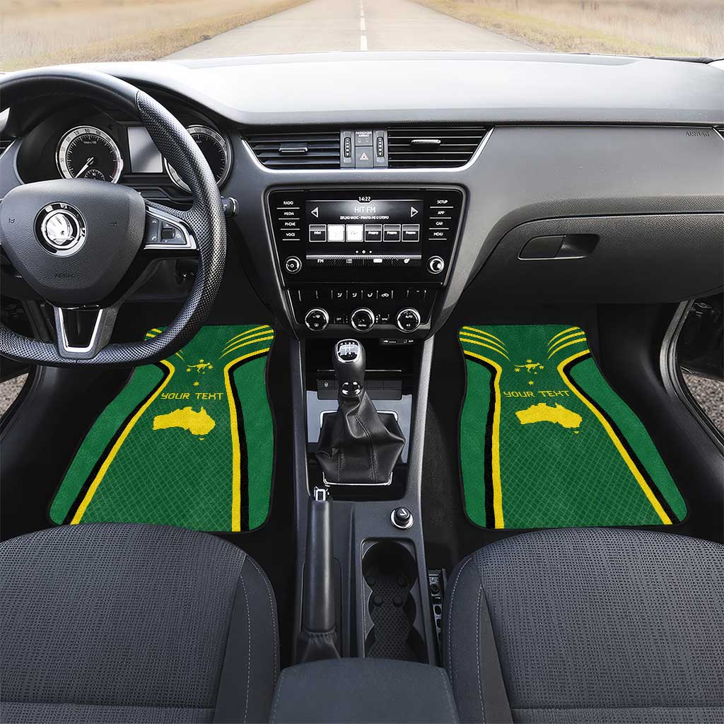 Australia Day 26 January Personalised Car Mats With National Color