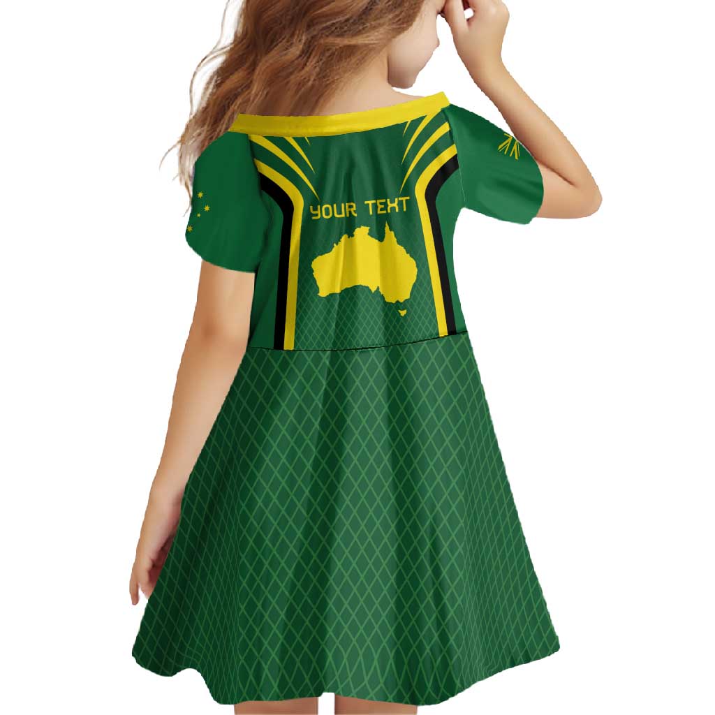 Australia Day 26 January Personalised Family Matching Long Sleeve Bodycon Dress and Hawaiian Shirt With National Color