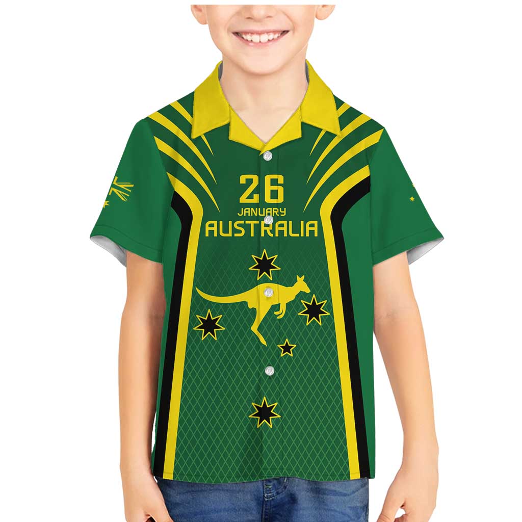 Australia Day 26 January Personalised Family Matching Mermaid Dress and Hawaiian Shirt With National Color