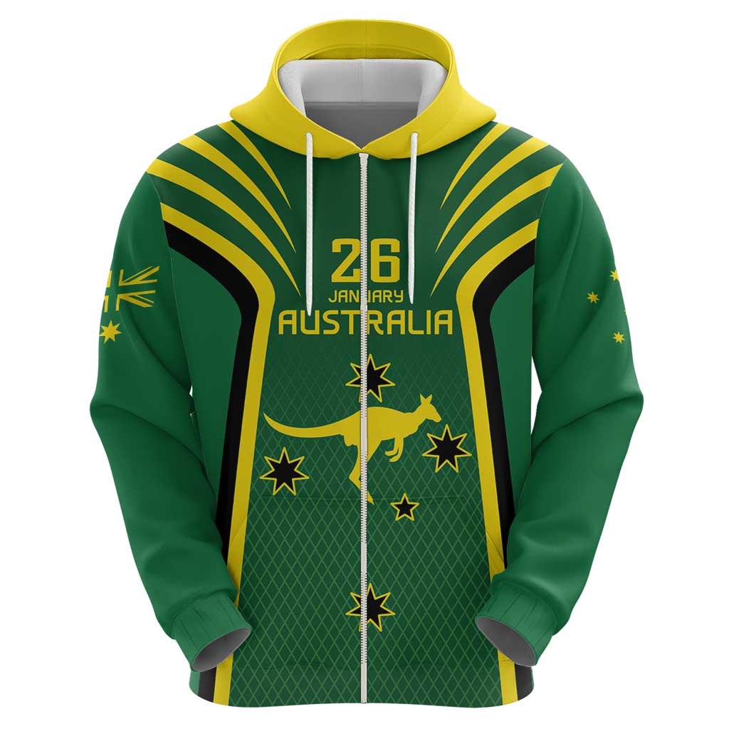 Australia Day 26 January Personalised Hoodie With National Color LT9 - Vibe Hoodie Shop