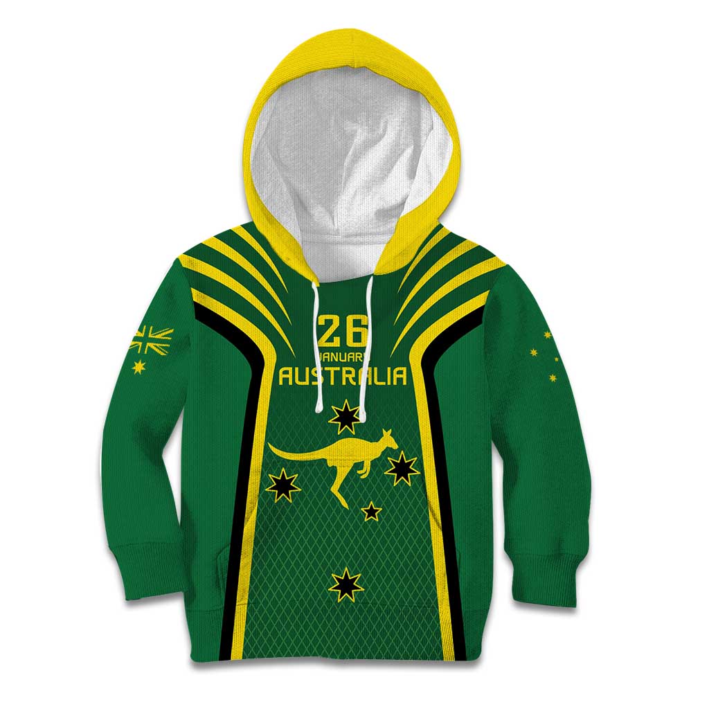 Australia Day 26 January Personalised Kid Hoodie With National Color - Vibe Hoodie Shop