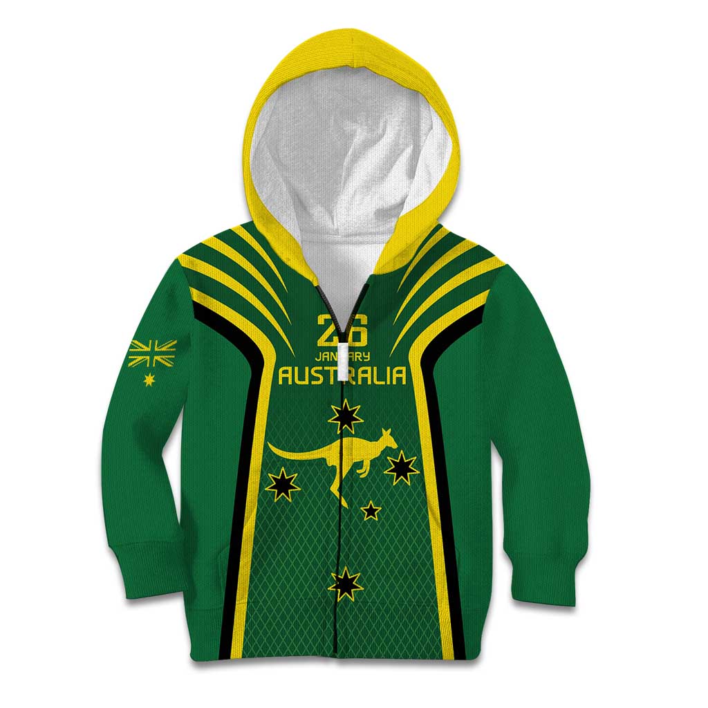 Australia Day 26 January Personalised Kid Hoodie With National Color - Vibe Hoodie Shop