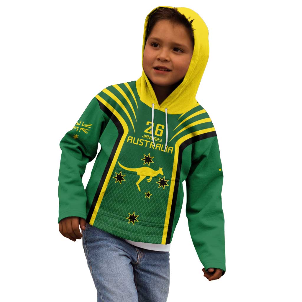 Australia Day 26 January Personalised Kid Hoodie With National Color - Vibe Hoodie Shop