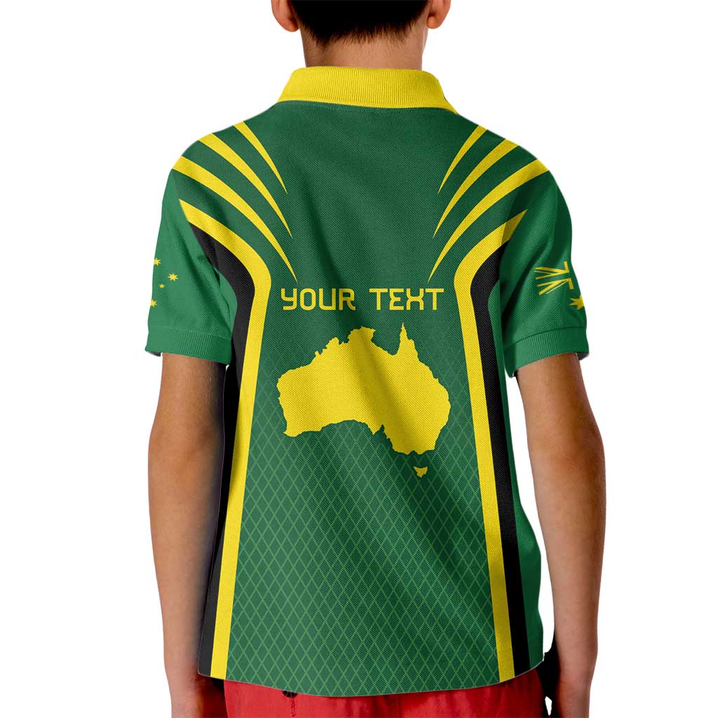 Australia Day 26 January Personalised Kid Polo Shirt With National Color - Vibe Hoodie Shop