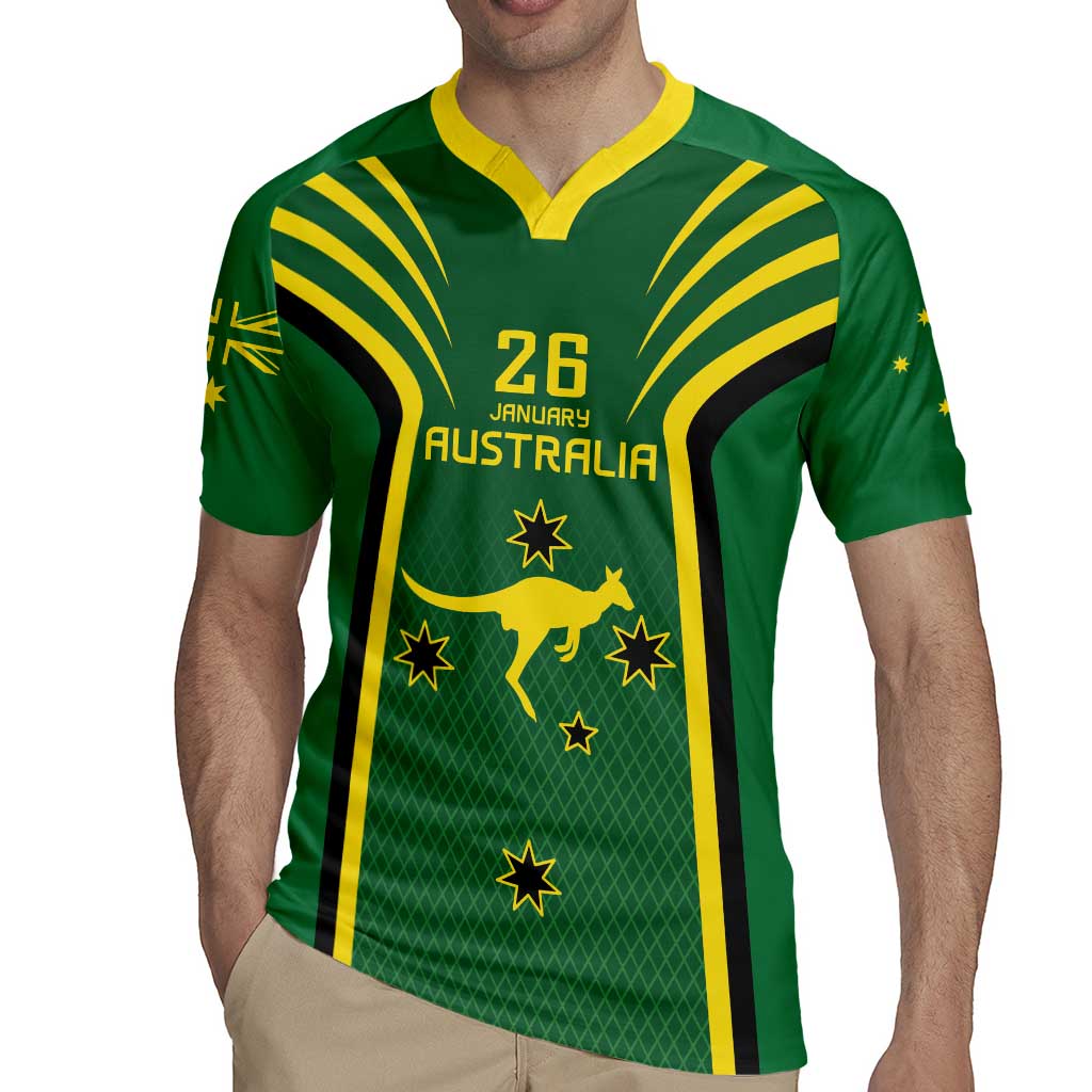 Australia Day 26 January Personalised Rugby Jersey With National Color