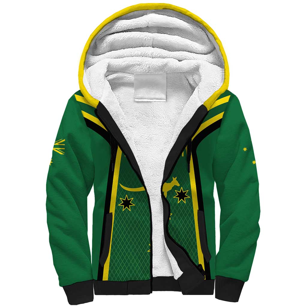 Australia Day 26 January Personalised Sherpa Hoodie With National Color - Vibe Hoodie Shop