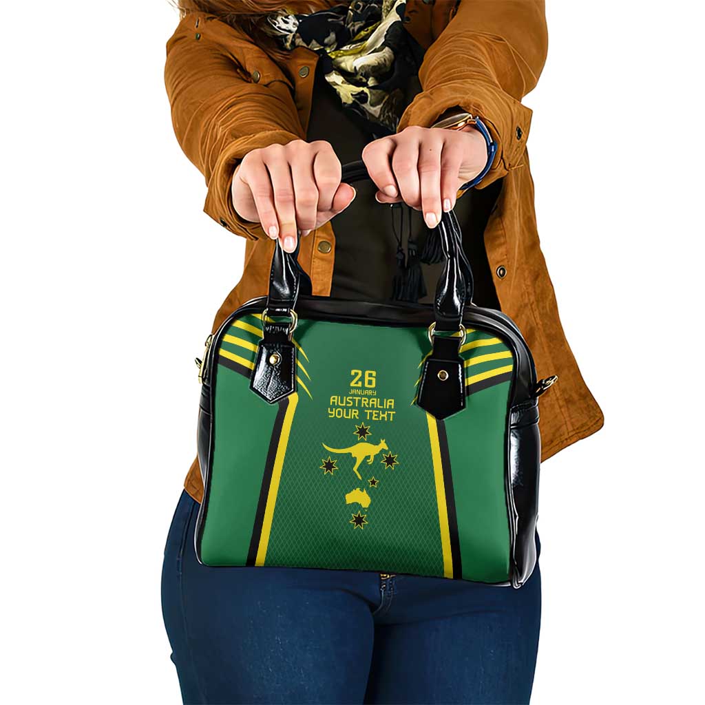 Australia Day 26 January Personalised Shoulder Handbag With National Color - Vibe Hoodie Shop