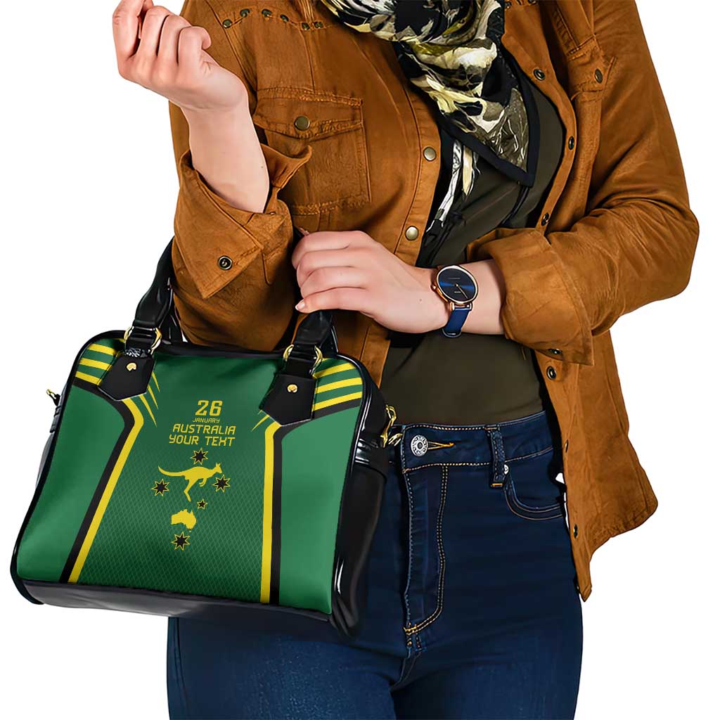 Australia Day 26 January Personalised Shoulder Handbag With National Color - Vibe Hoodie Shop