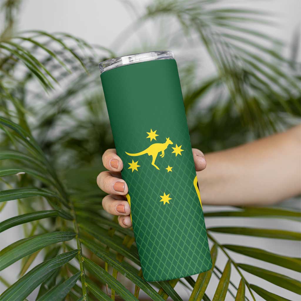 Australia Day 26 January Personalised Skinny Tumbler With National Color