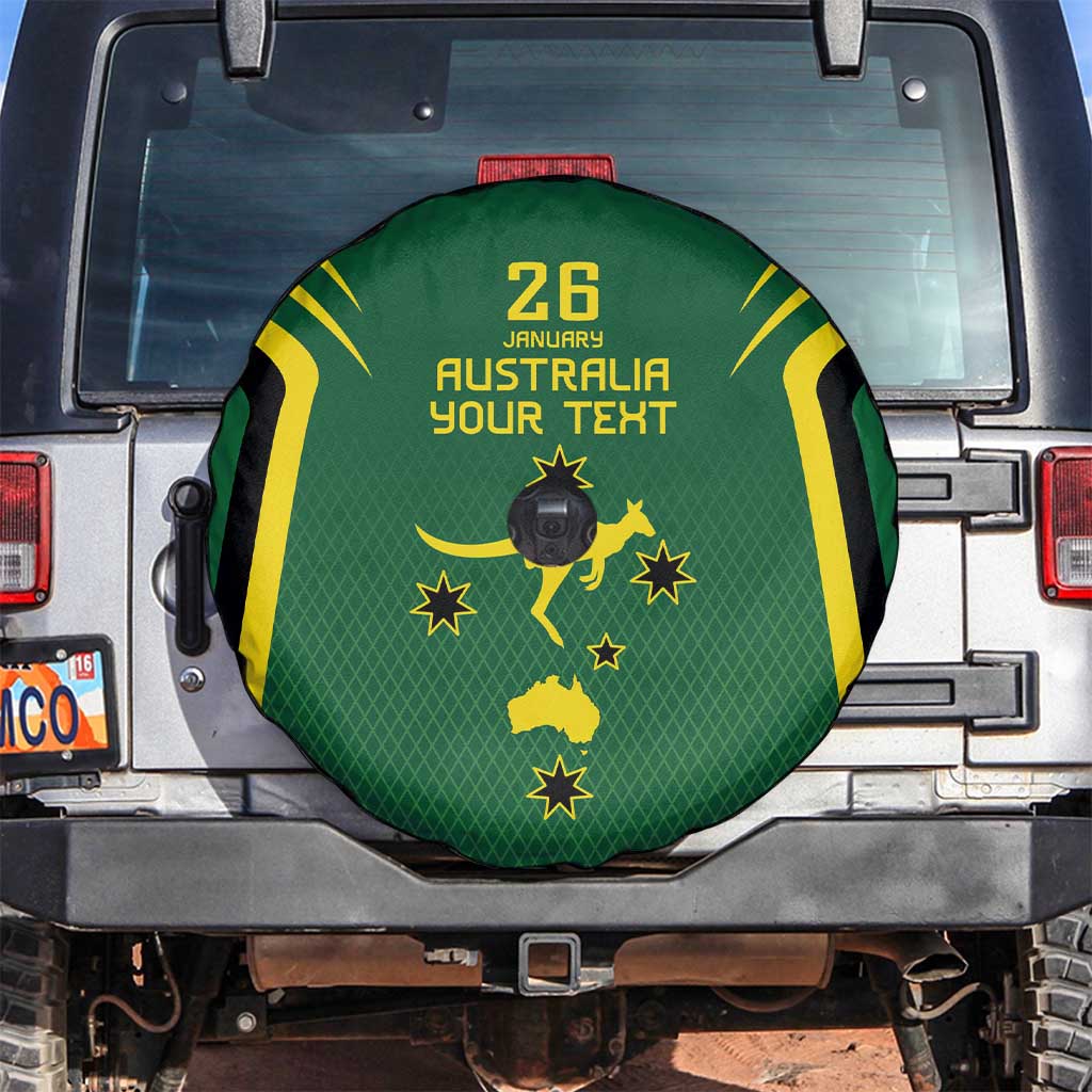 Australia Day 26 January Personalised Spare Tire Cover With National Color - Vibe Hoodie Shop