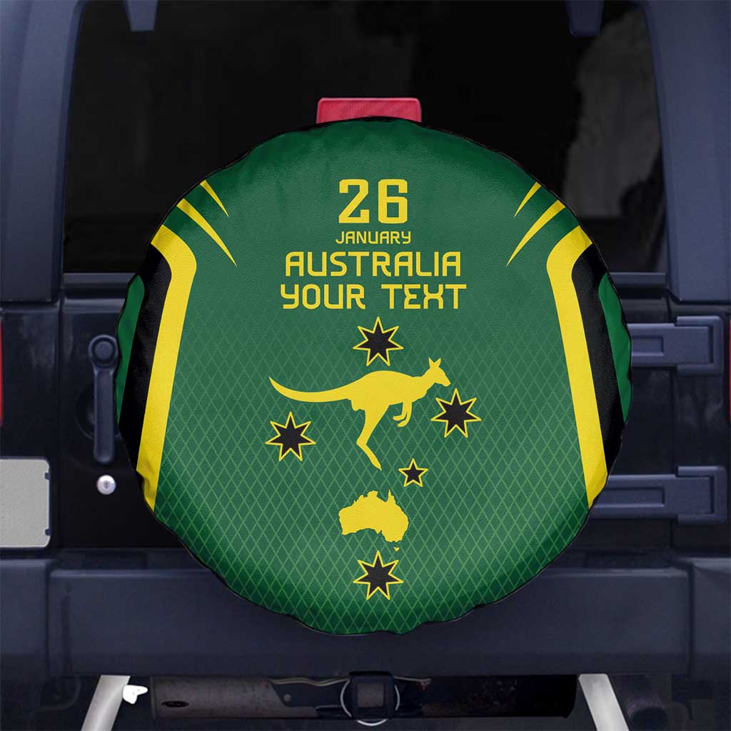 Australia Day 26 January Personalised Spare Tire Cover With National Color - Vibe Hoodie Shop