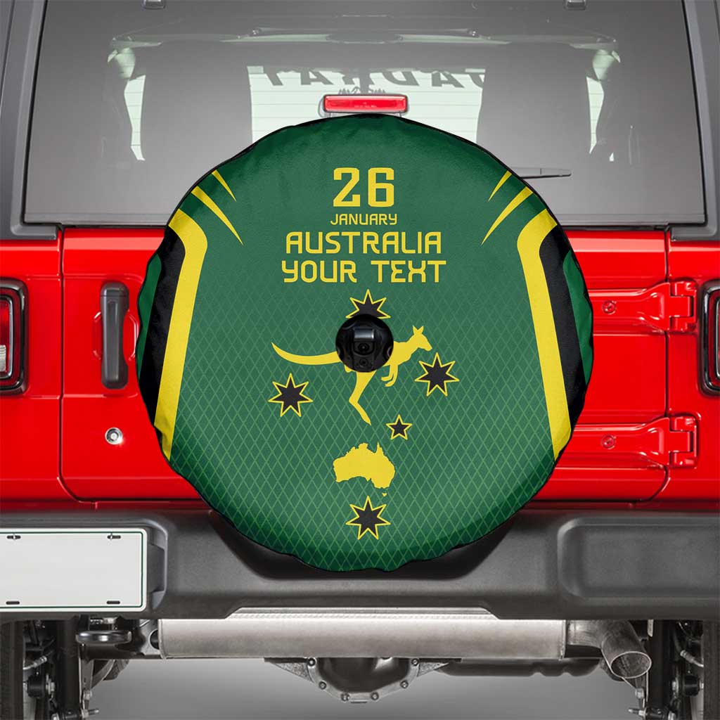 Australia Day 26 January Personalised Spare Tire Cover With National Color - Vibe Hoodie Shop