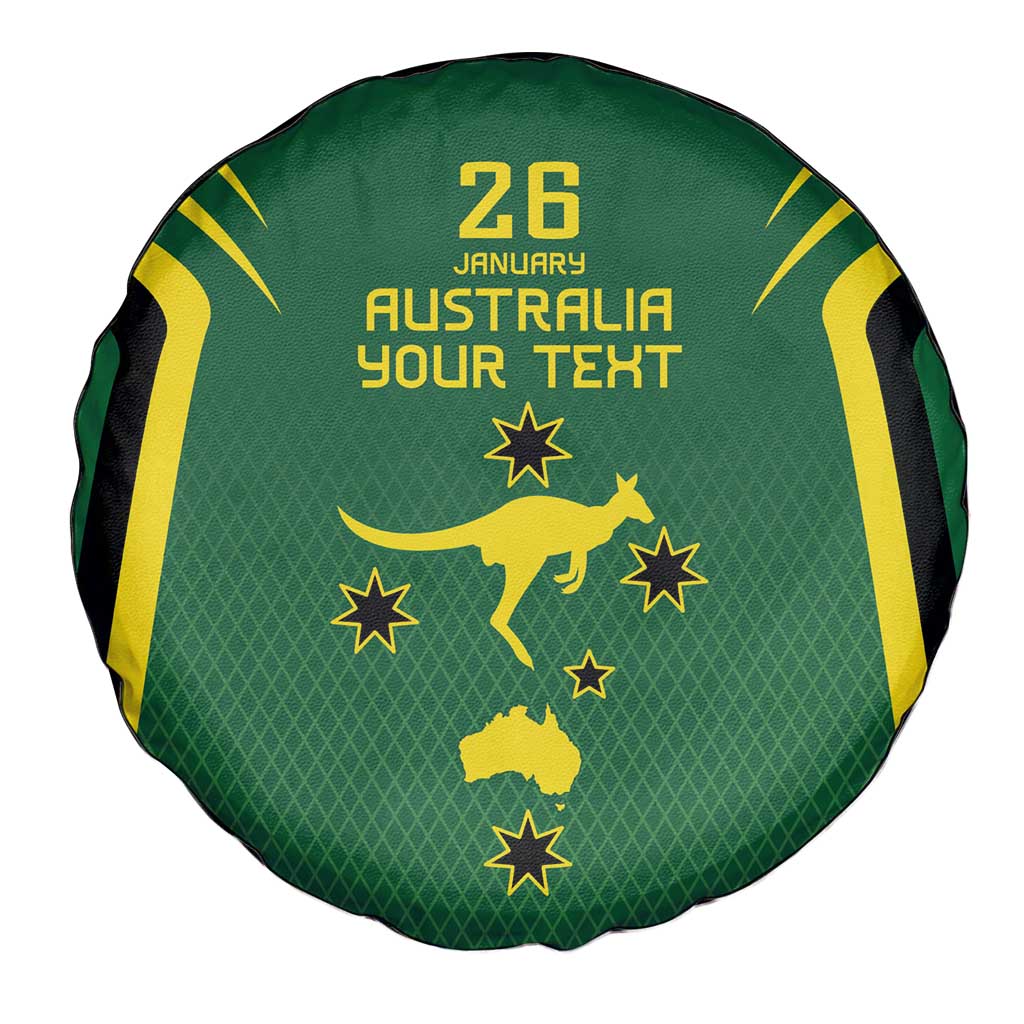 Australia Day 26 January Personalised Spare Tire Cover With National Color - Vibe Hoodie Shop