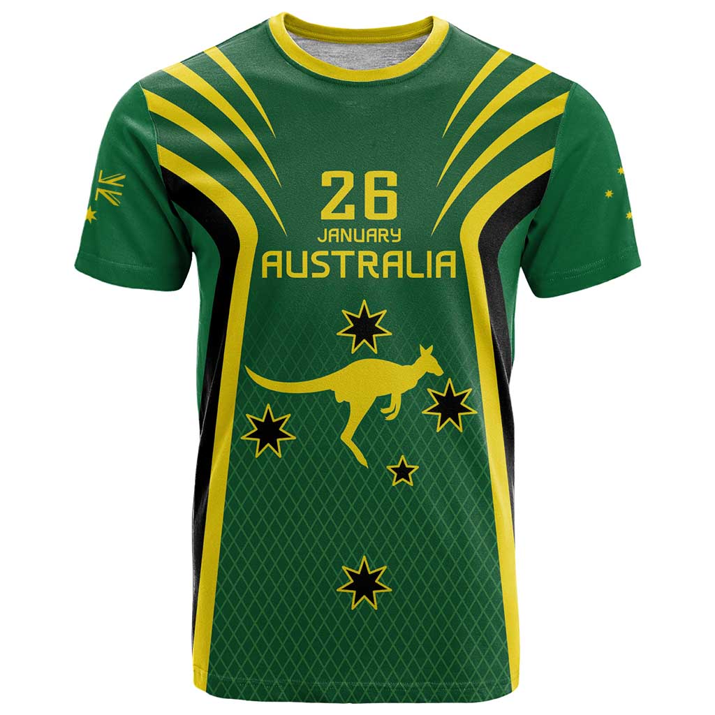 Australia Day 26 January Personalised T Shirt With National Color LT9 - Vibe Hoodie Shop