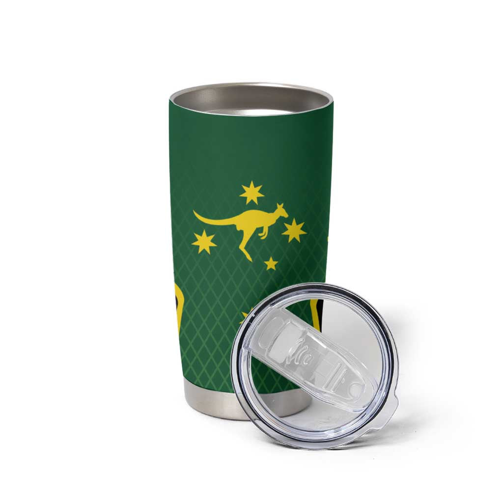 Australia Day 26 January Personalised Tumbler Cup With National Color