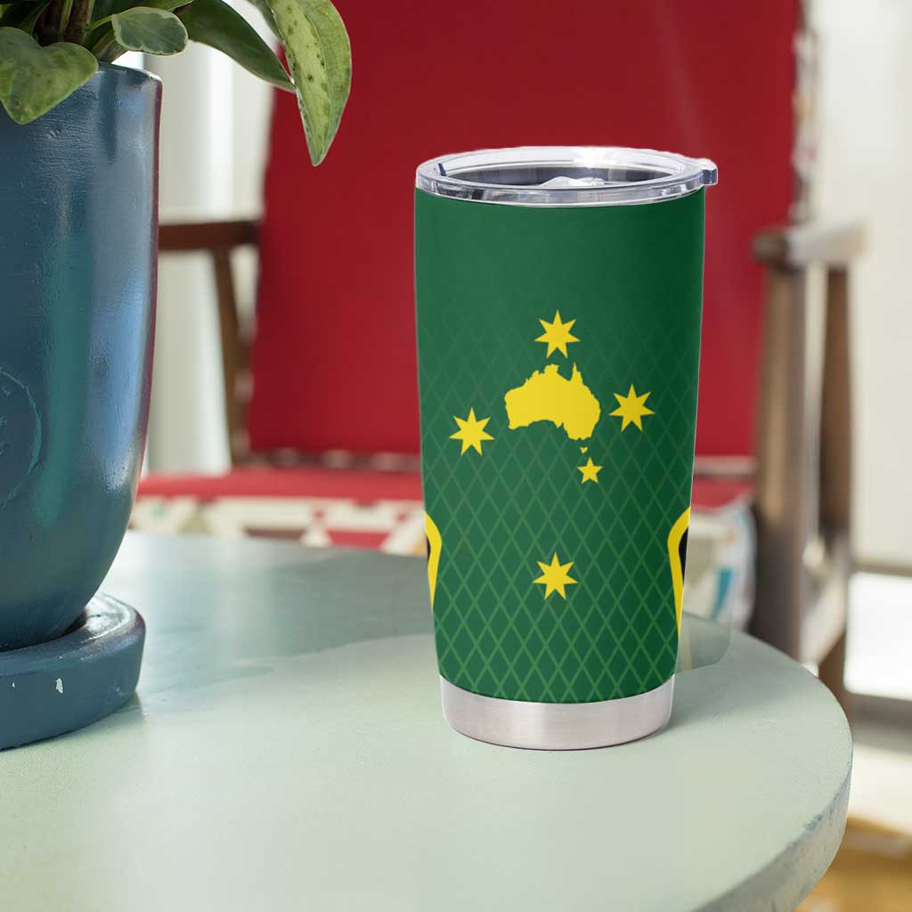 Australia Day 26 January Personalised Tumbler Cup With National Color