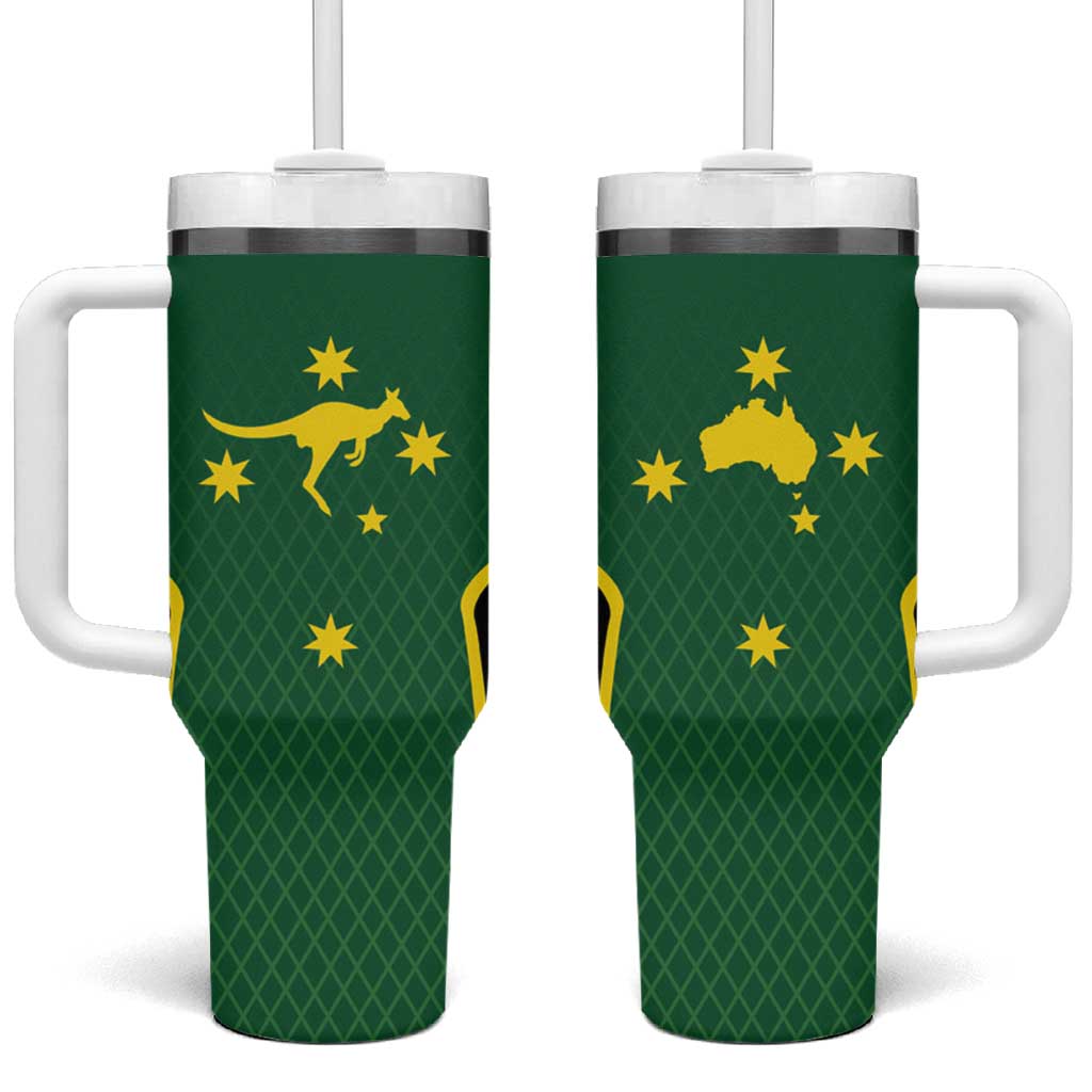 Australia Day 26 January Personalised Tumbler With Handle With National Color