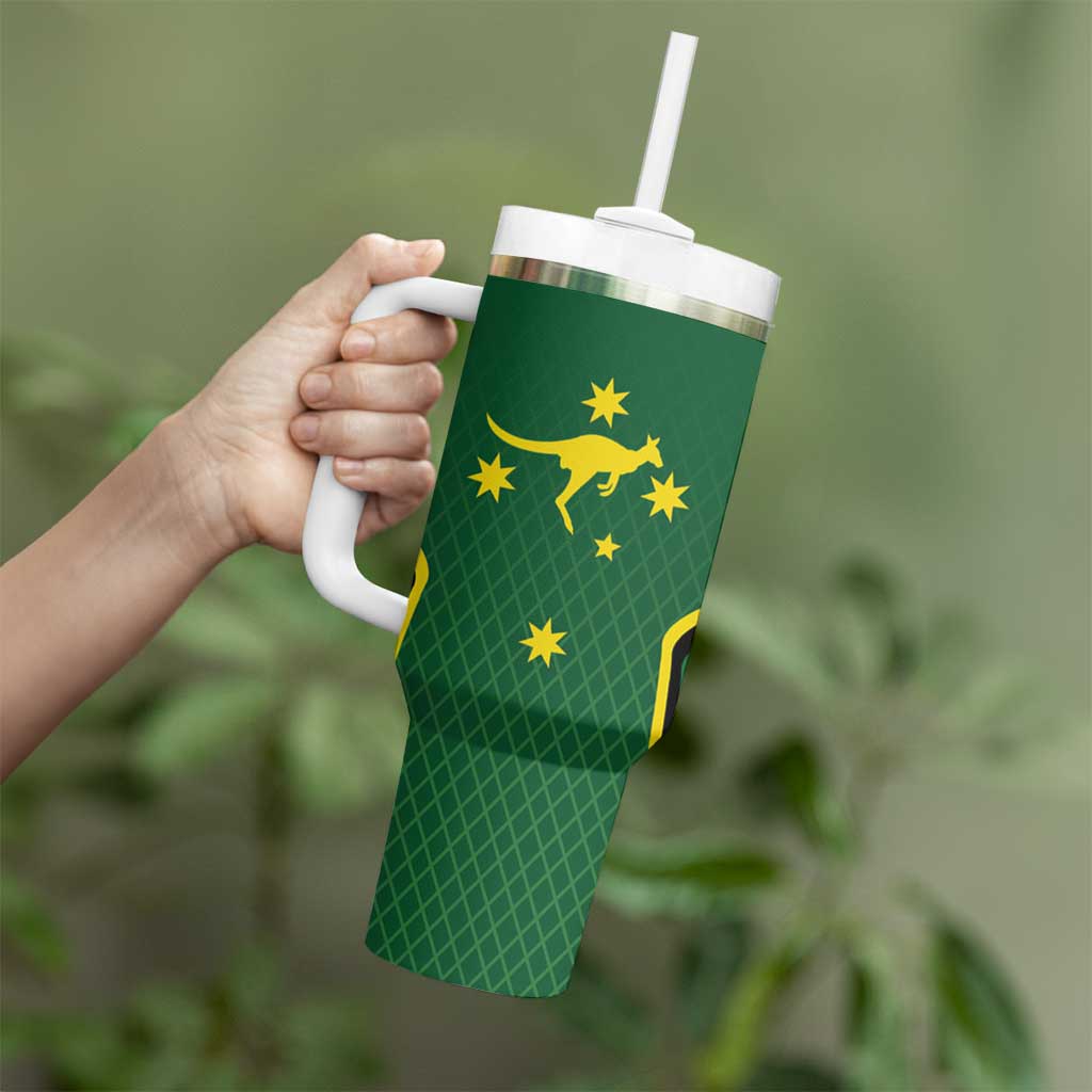 Australia Day 26 January Personalised Tumbler With Handle With National Color