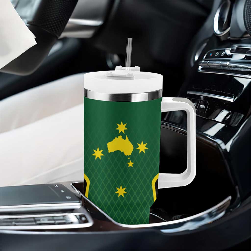 Australia Day 26 January Personalised Tumbler With Handle With National Color