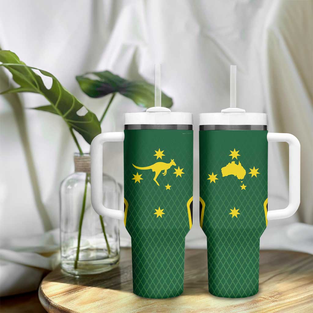 Australia Day 26 January Personalised Tumbler With Handle With National Color