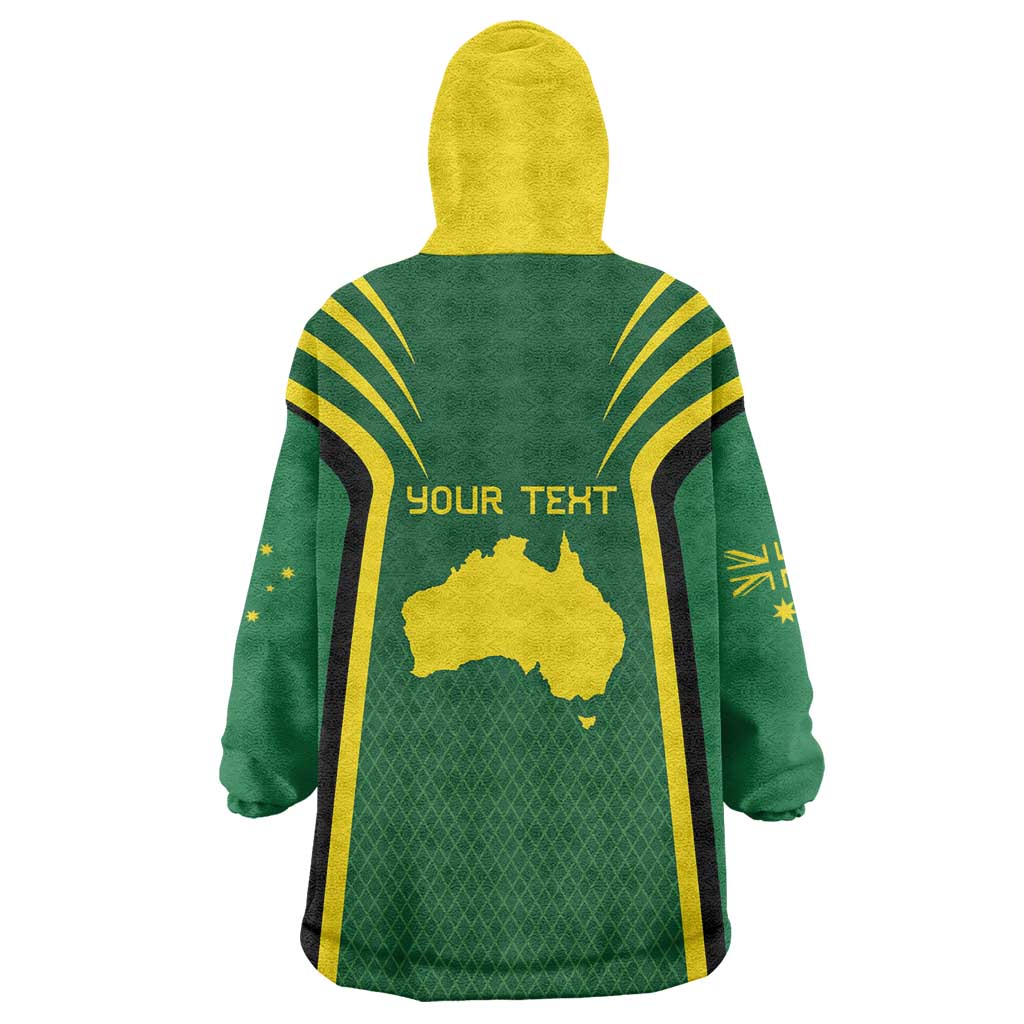 Australia Day 26 January Personalised Wearable Blanket Hoodie With National Color - Vibe Hoodie Shop