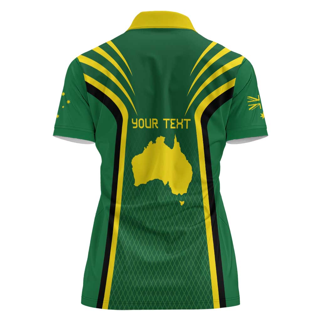 Australia Day 26 January Personalised Women Polo Shirt With National Color - Vibe Hoodie Shop