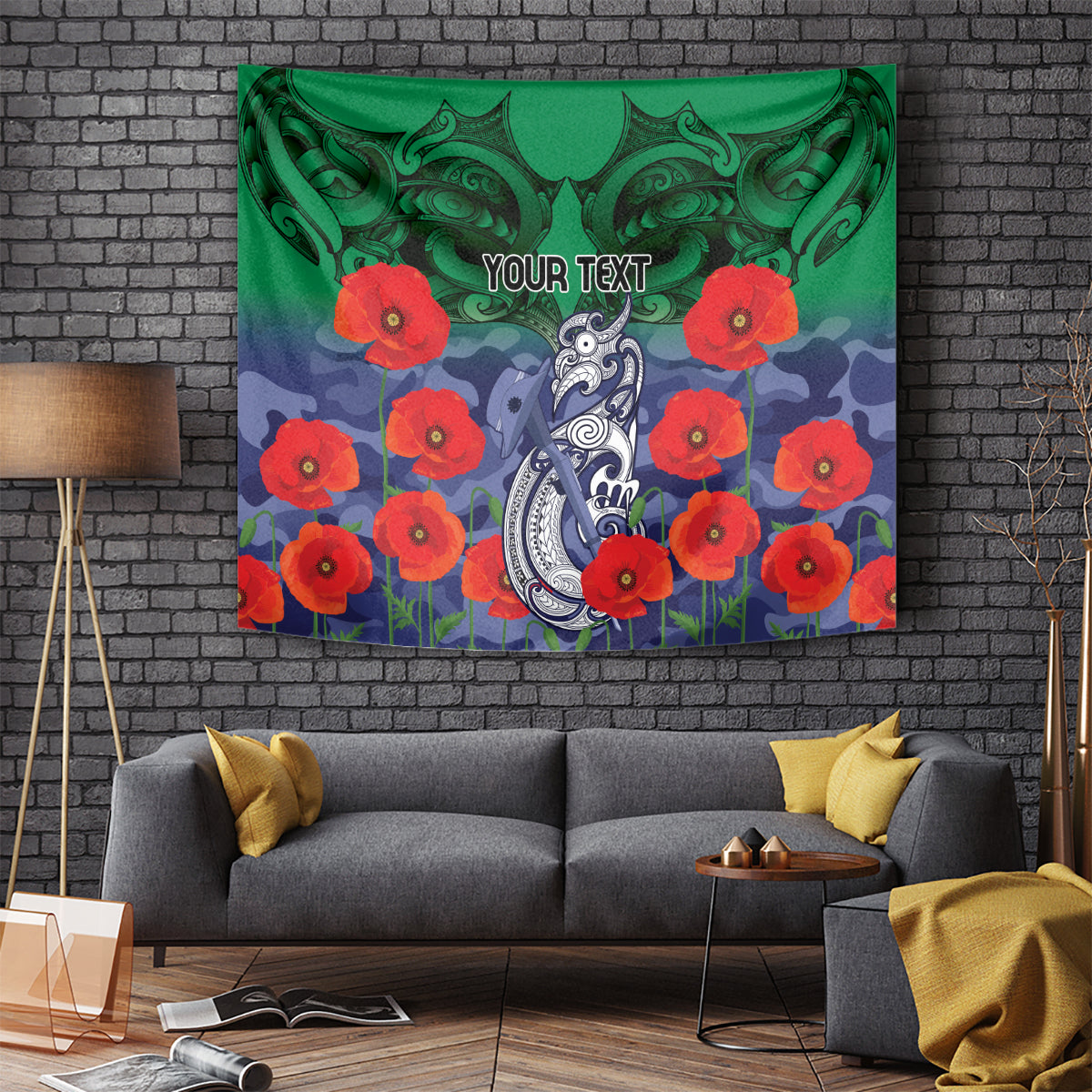 Custom Warriors Rugby ANZAC Tapestry Gallipoli Soldier With Aboriginal Art - Vibe Hoodie Shop