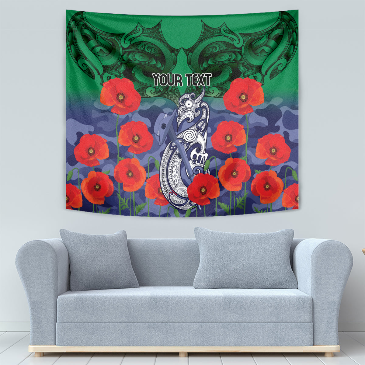 Custom Warriors Rugby ANZAC Tapestry Gallipoli Soldier With Aboriginal Art - Vibe Hoodie Shop