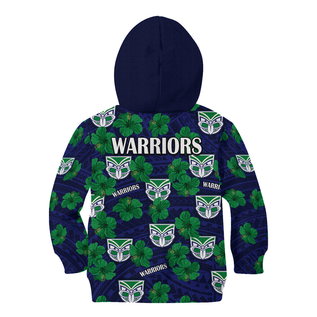 new-zealand-warriors-rugby-kid-hoodie-polynesian-style-with-hibiscus