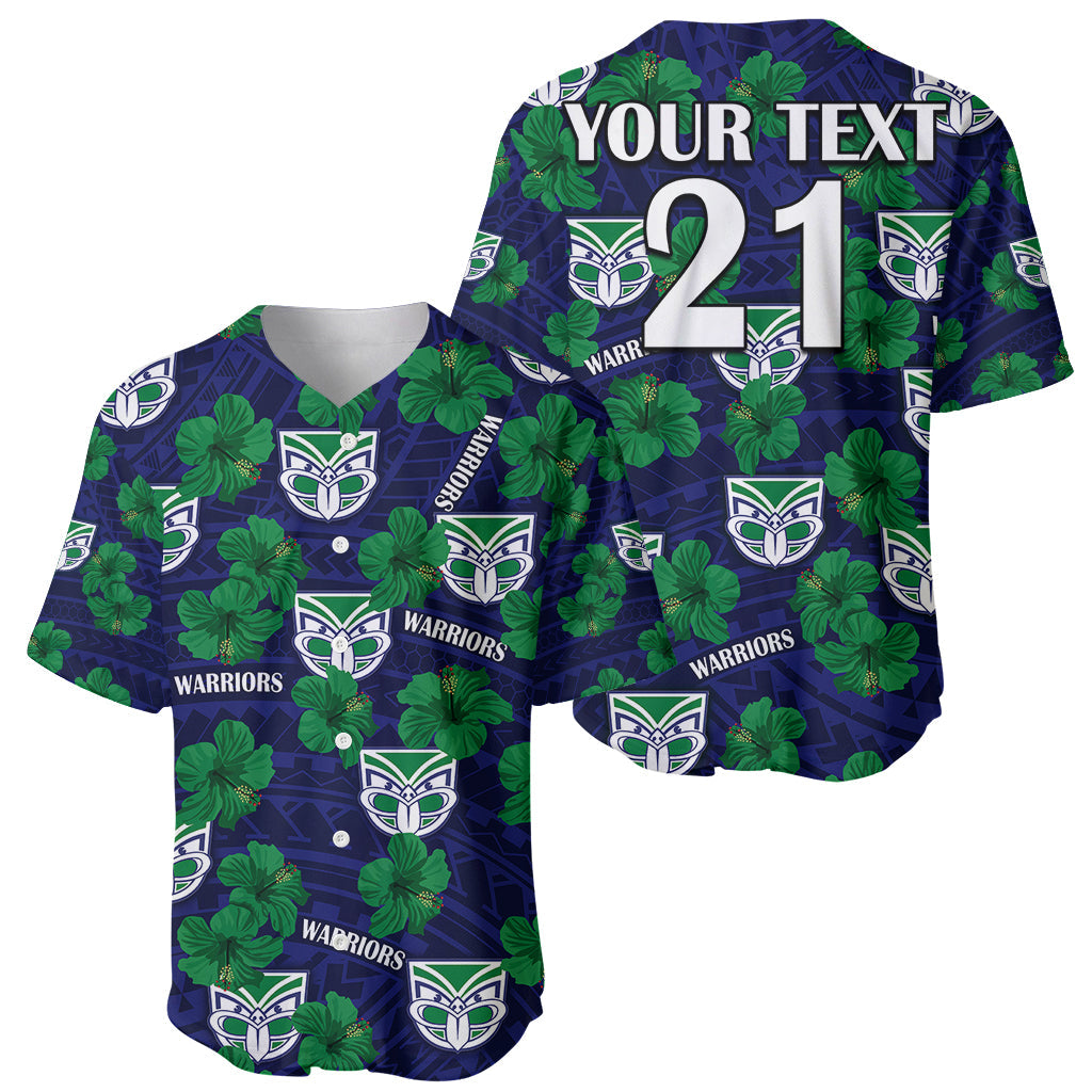 custom-text-and-number-new-zealand-warriors-rugby-baseball-jersey-polynesian-style-with-hibiscus