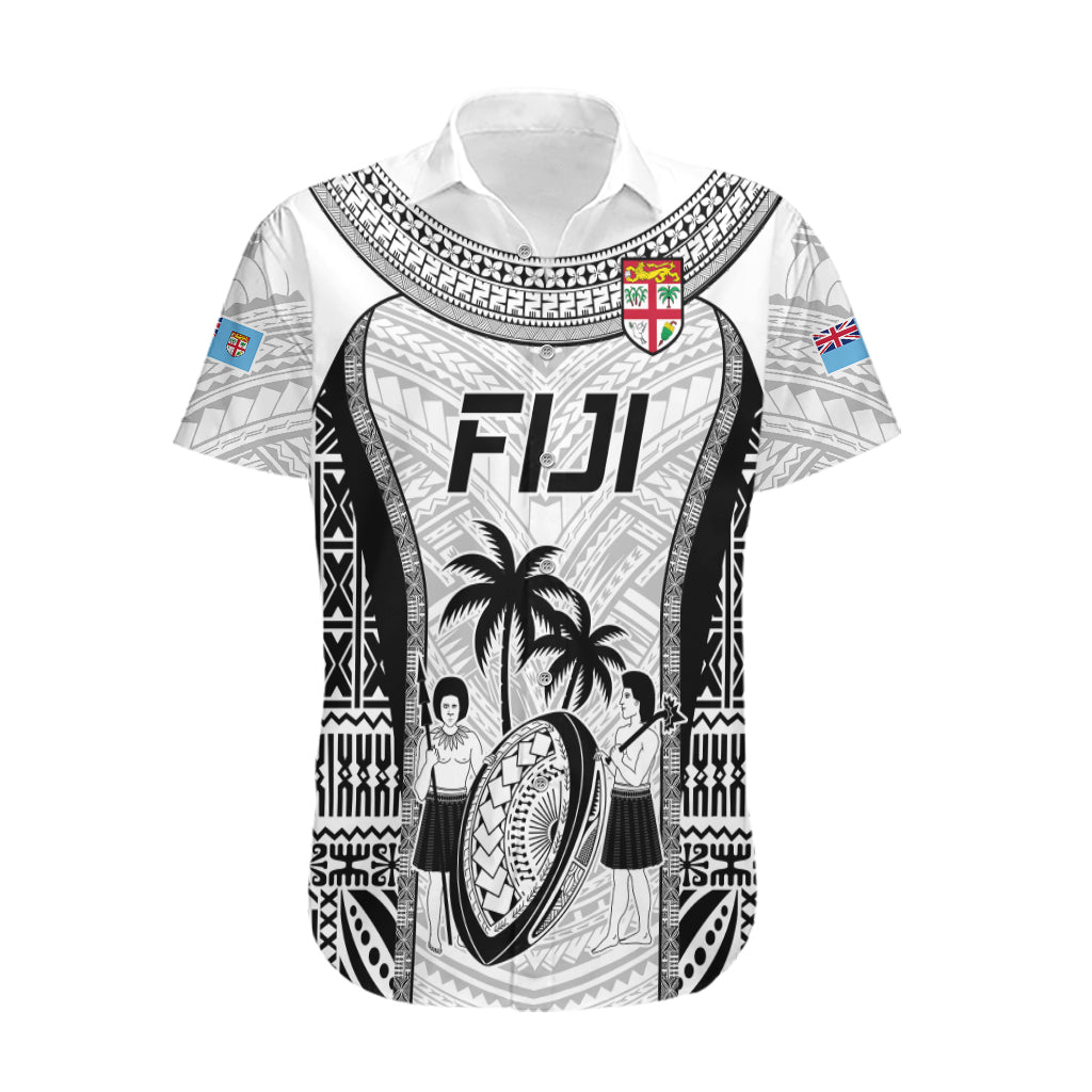 Fiji Rugby Hawaiian Shirt Go Champions World Cup 2023 Tapa Unique White Vibe - Vibe Hoodie Shop