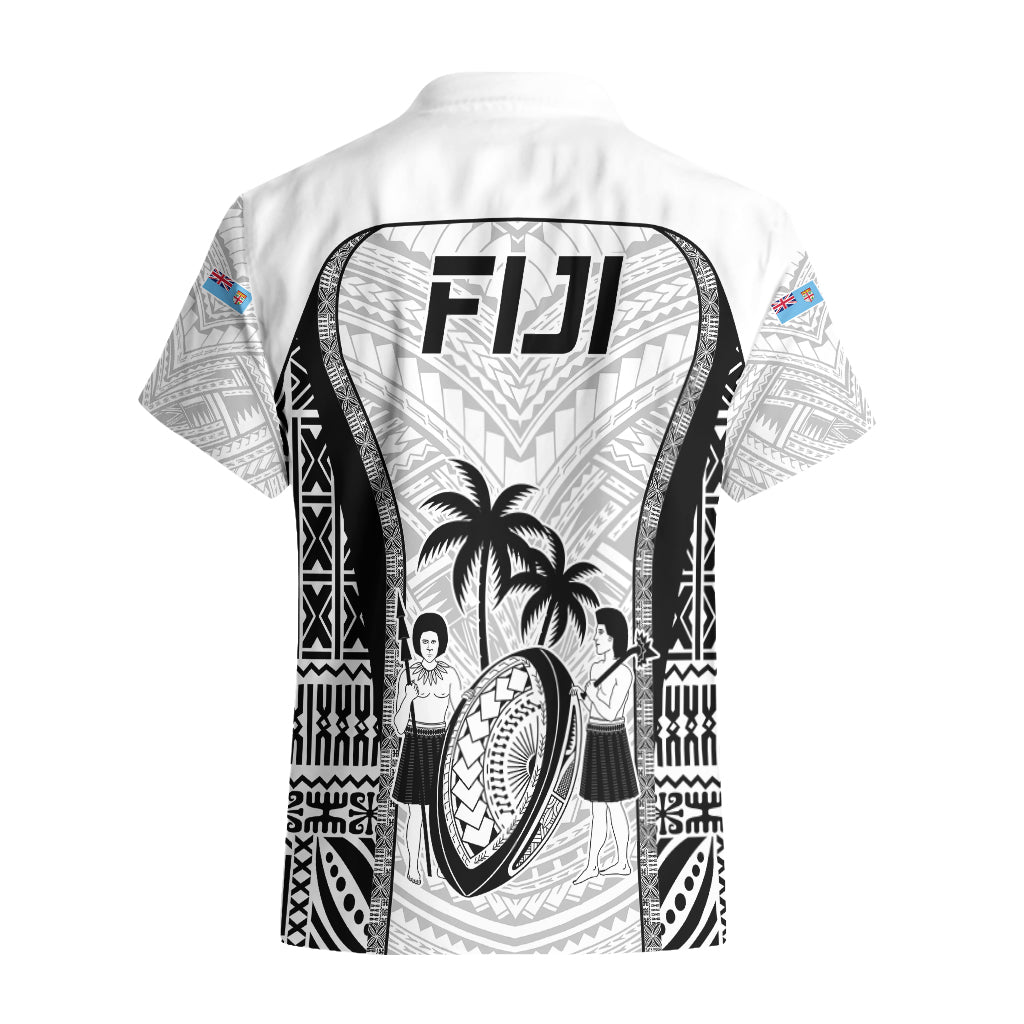 Fiji Rugby Hawaiian Shirt Go Champions World Cup 2023 Tapa Unique White Vibe - Vibe Hoodie Shop