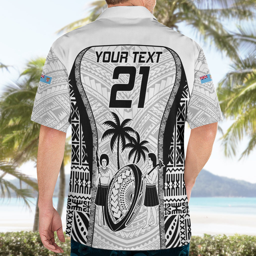 Custom Fiji Rugby Hawaiian Shirt Go Champions World Cup 2023 Tapa Unique White Vibe - Vibe Hoodie Shop