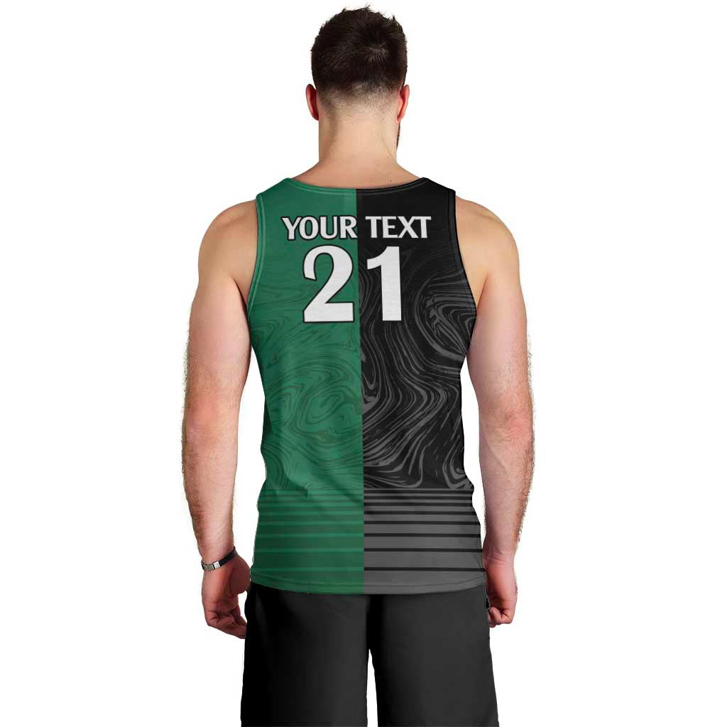 Custom Rabbitohs-Panthers Men Tank Top NRL Tribal Half Style - Vibe Hoodie Shop