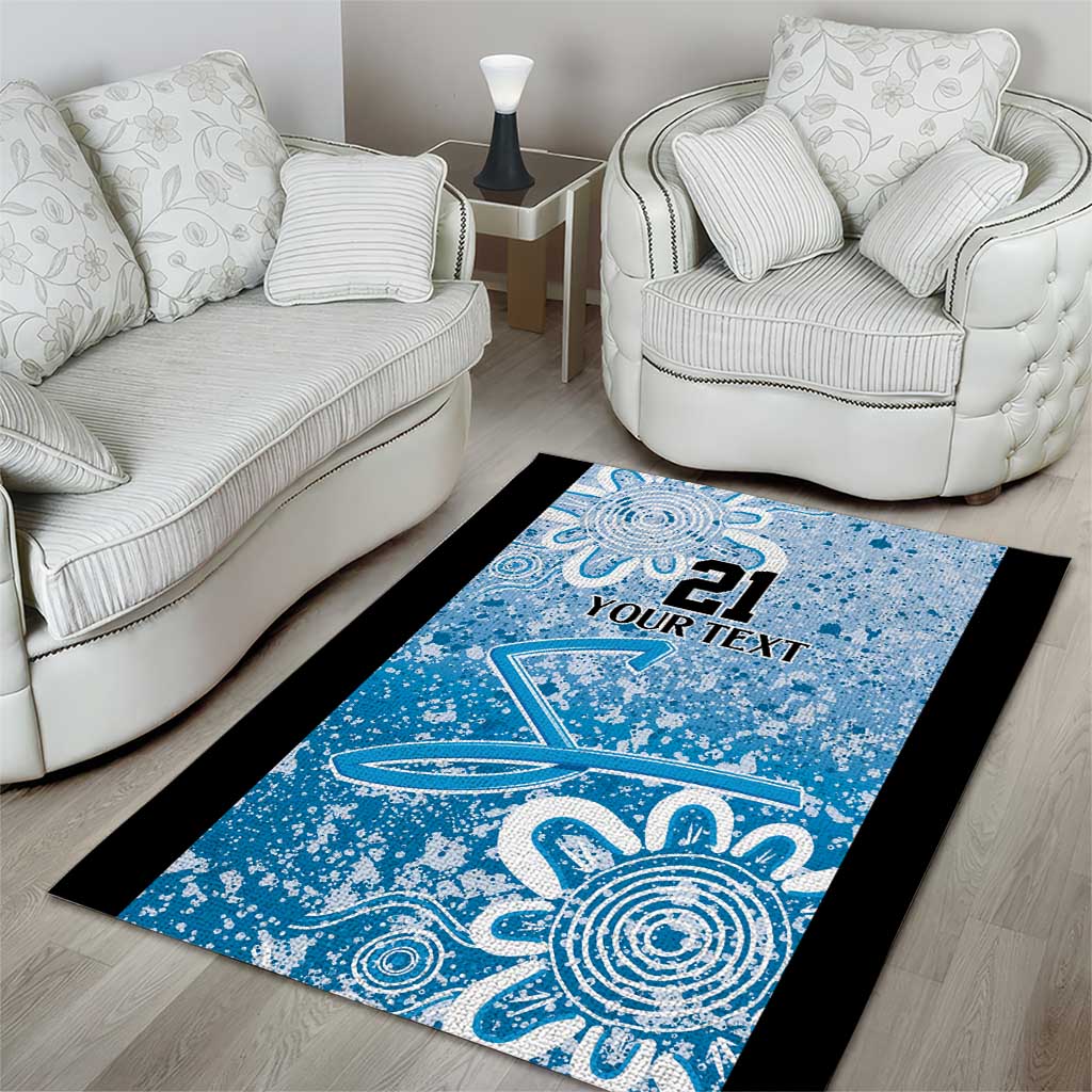 Adelaide Strikers Custom Area Rug Minimalism Aboriginal - Vibe Hoodie Shop