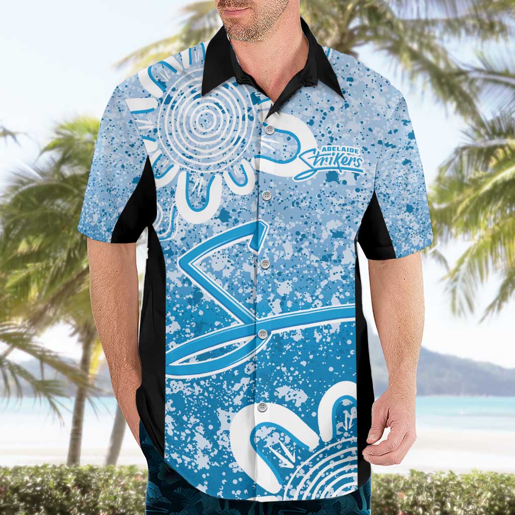 Adelaide Strikers Custom Hawaiian Shirt Minimalism Aboriginal - Vibe Hoodie Shop