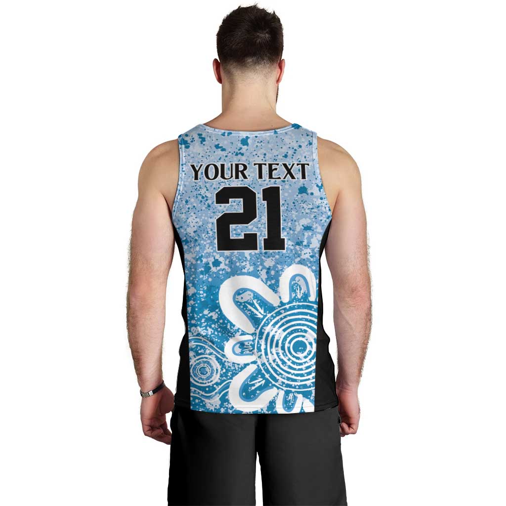 Adelaide Strikers Custom Men Tank Top Minimalism Aboriginal - Vibe Hoodie Shop