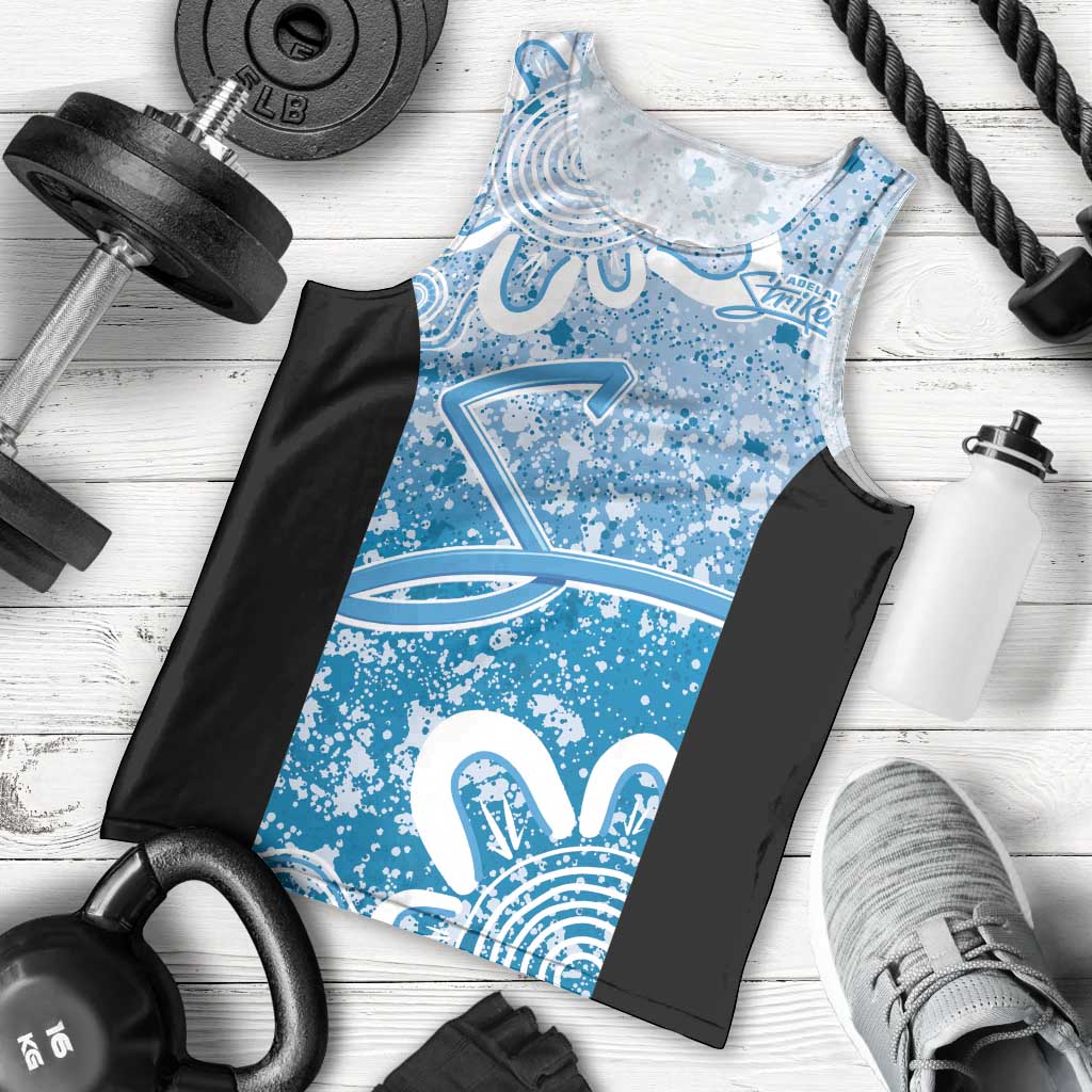 Adelaide Strikers Custom Men Tank Top Minimalism Aboriginal - Vibe Hoodie Shop