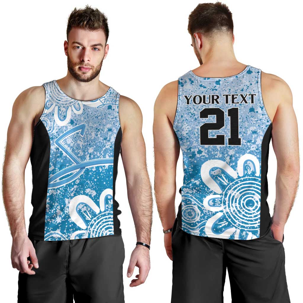 Adelaide Strikers Custom Men Tank Top Minimalism Aboriginal - Vibe Hoodie Shop