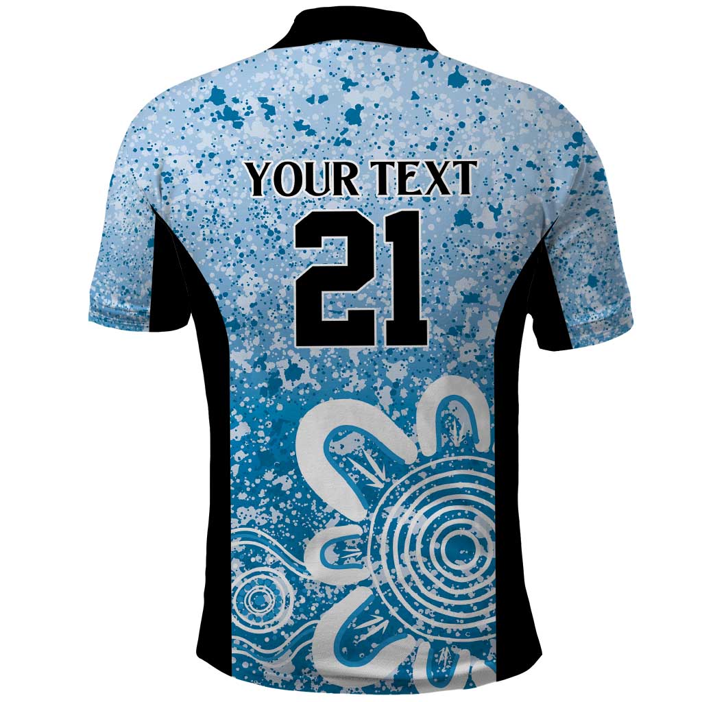 Adelaide Strikers Custom Polo Shirt Minimalism Aboriginal LT9 - Vibe Hoodie Shop