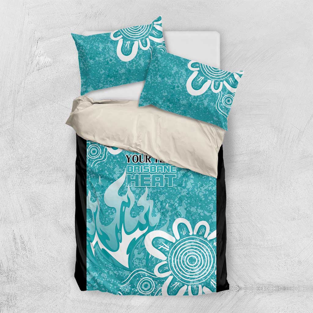 Brisbane Heat Custom Bedding Set Minimalism Aboriginal - Vibe Hoodie Shop