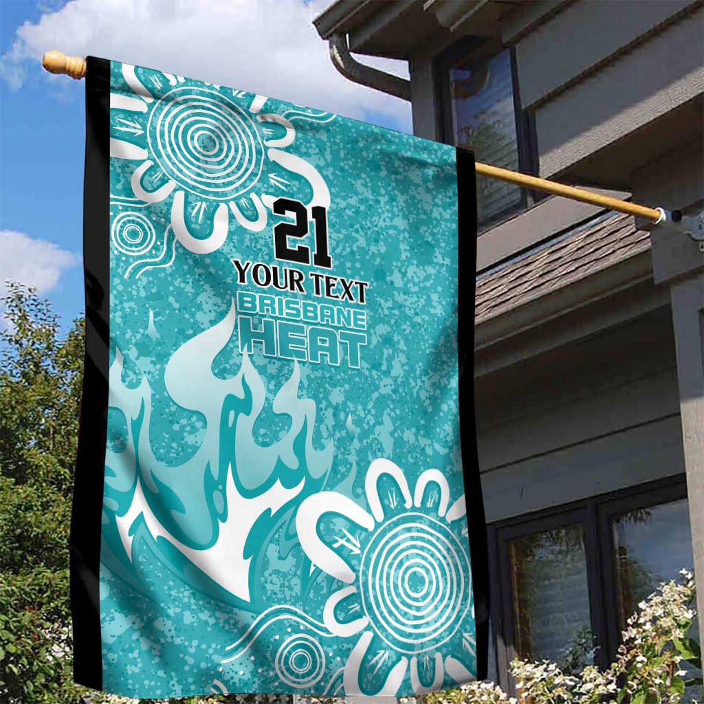 Brisbane Heat Custom Garden Flag Minimalism Aboriginal - Vibe Hoodie Shop