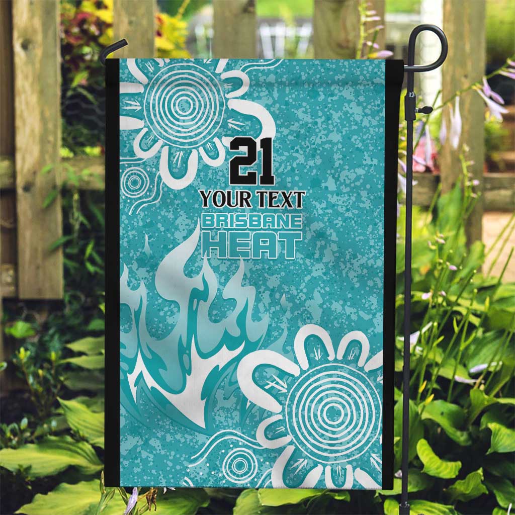 Brisbane Heat Custom Garden Flag Minimalism Aboriginal - Vibe Hoodie Shop