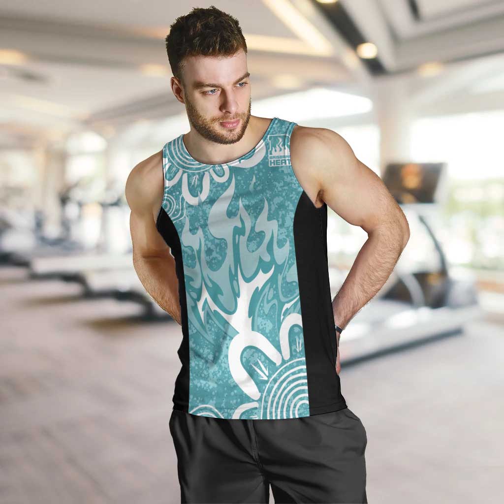 Brisbane Heat Custom Men Tank Top Minimalism Aboriginal - Vibe Hoodie Shop