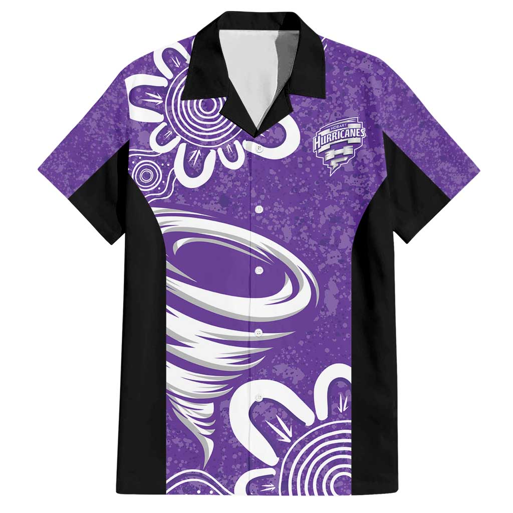 Hobart Hurricanes Custom Hawaiian Shirt Minimalism Aboriginal - Vibe Hoodie Shop