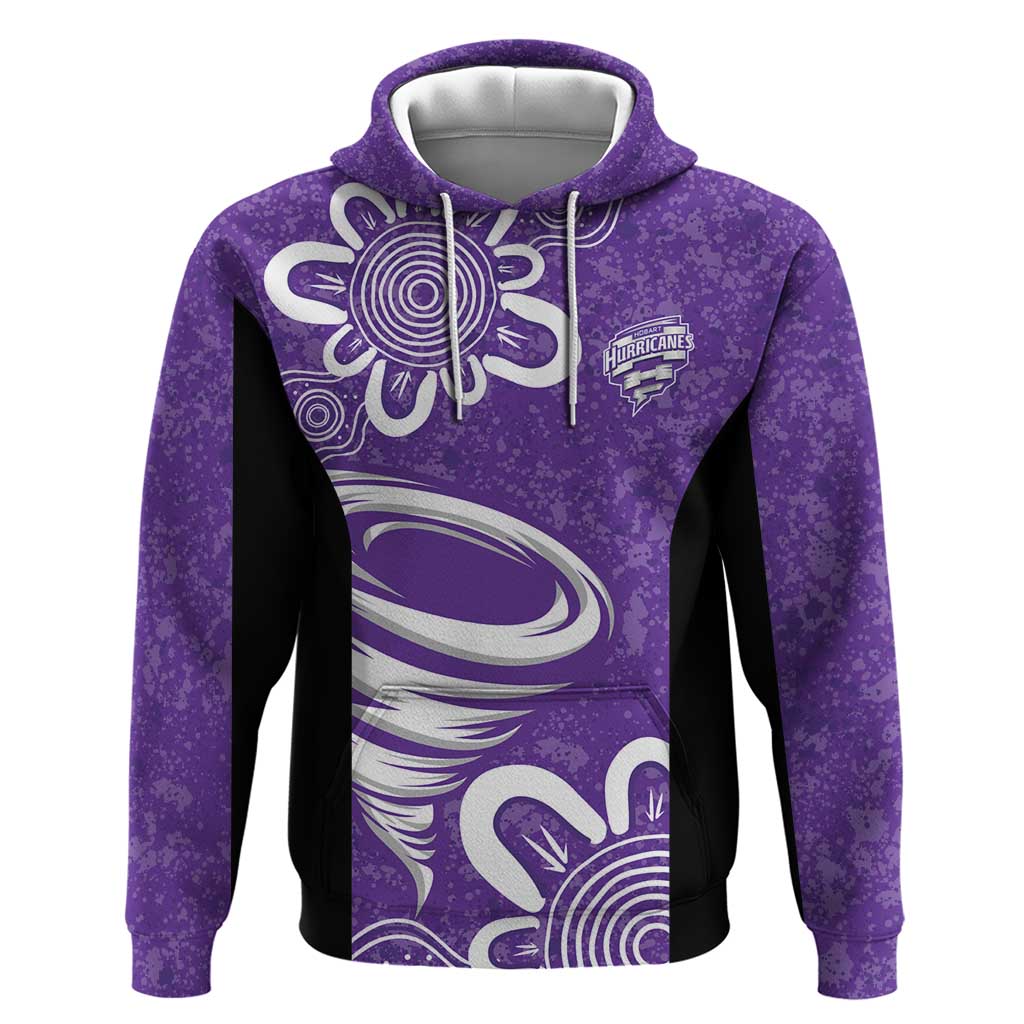Hobart Hurricanes Custom Hoodie Minimalism Aboriginal LT9 - Vibe Hoodie Shop
