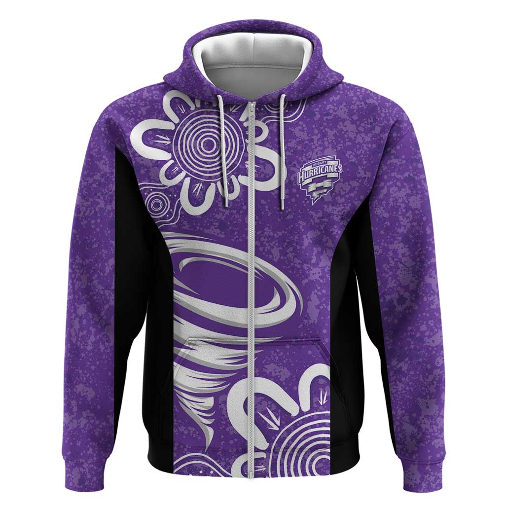 Hobart Hurricanes Custom Hoodie Minimalism Aboriginal LT9 - Vibe Hoodie Shop