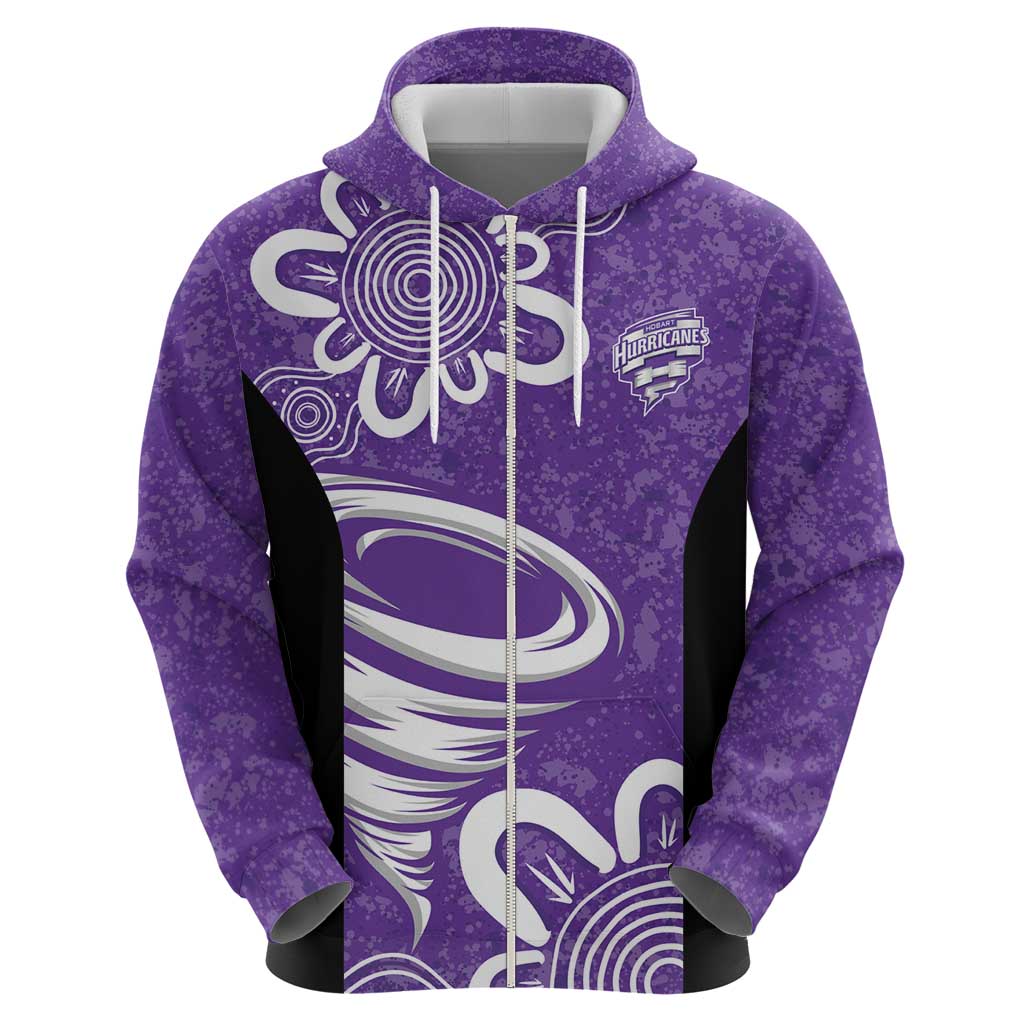 Hobart Hurricanes Custom Hoodie Minimalism Aboriginal LT9 - Vibe Hoodie Shop