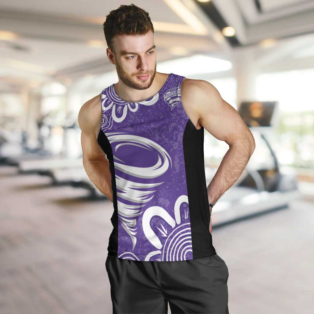 Hobart Hurricanes Custom Men Tank Top Minimalism Aboriginal - Vibe Hoodie Shop